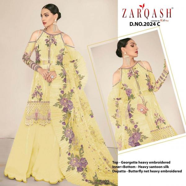 Zarqash Jihan Georgette Fancy Pakistani Salwar